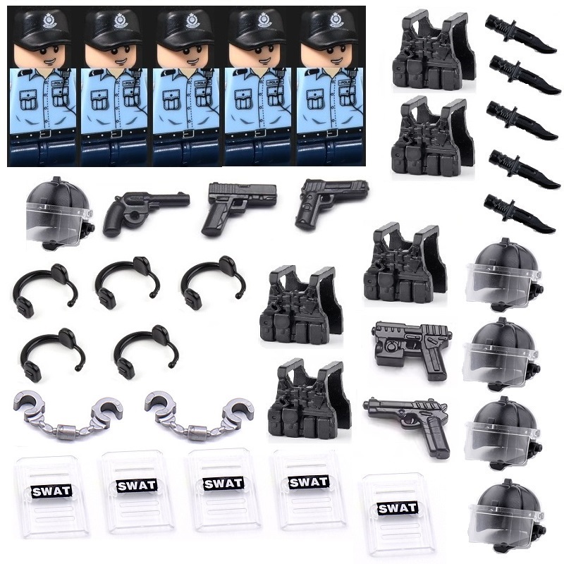 Kids Toys Hong Kong - Городские полицейские спецназовцы Гонконга, военные оружейные