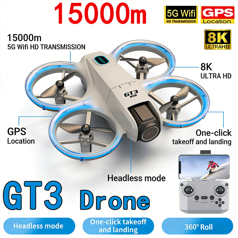 Kids Toys Drone - Новый дрон GT3 MAX 8K HD