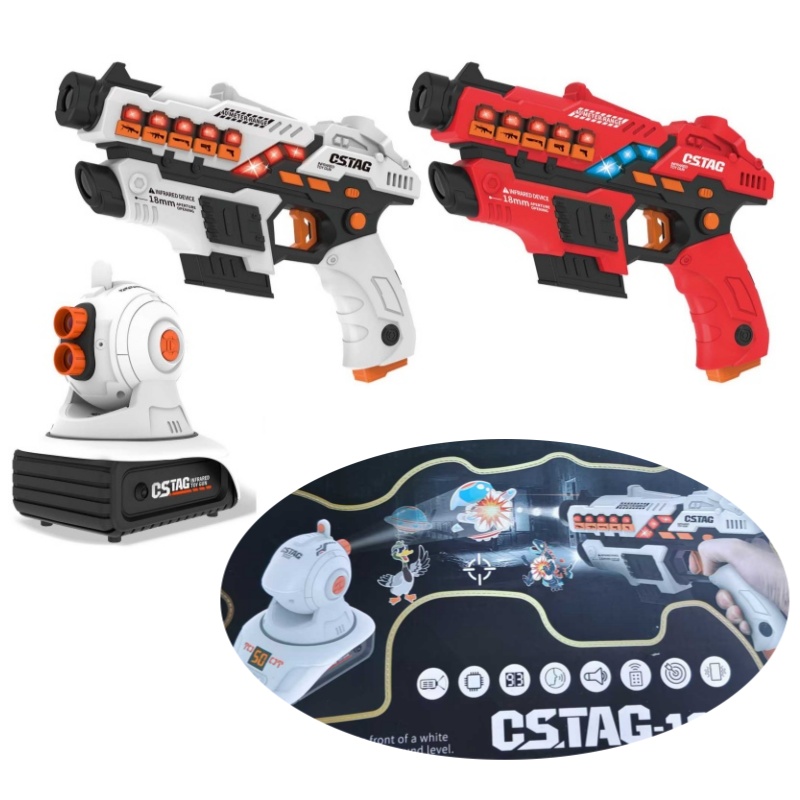 Laser Tag Set Kids - CSTAG проектор стрельба игровые пистолеты набор