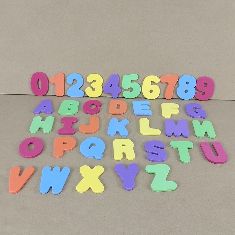 Bath Letter Number Foam - 36 шт./компл., развивающие игрушки для маленьких