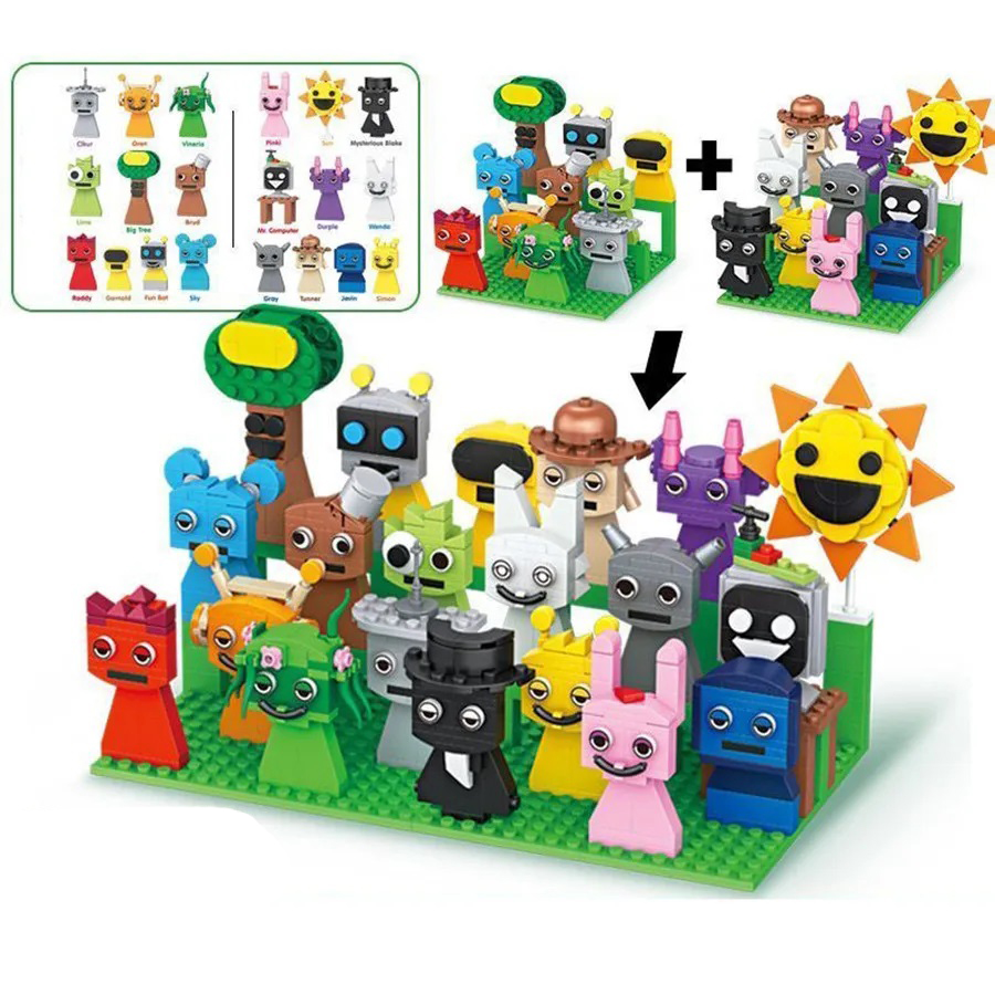 Kids Toys Easter - 9 шт. MOC фигурки, набор строительных