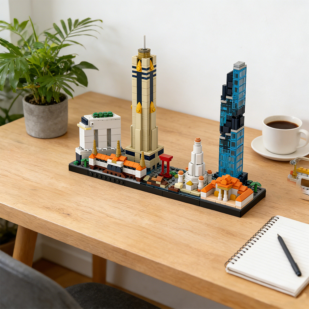 Kids Toys Bangkok - Конструктор MOC «Горизонты Бангкока»: архитектурная модель