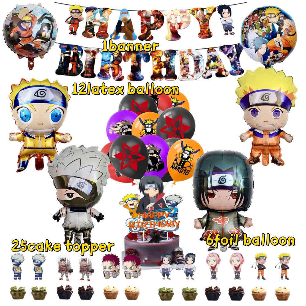 Banner Kids Toys - Фольгированные шары Наруто 12 дюймов, латексные