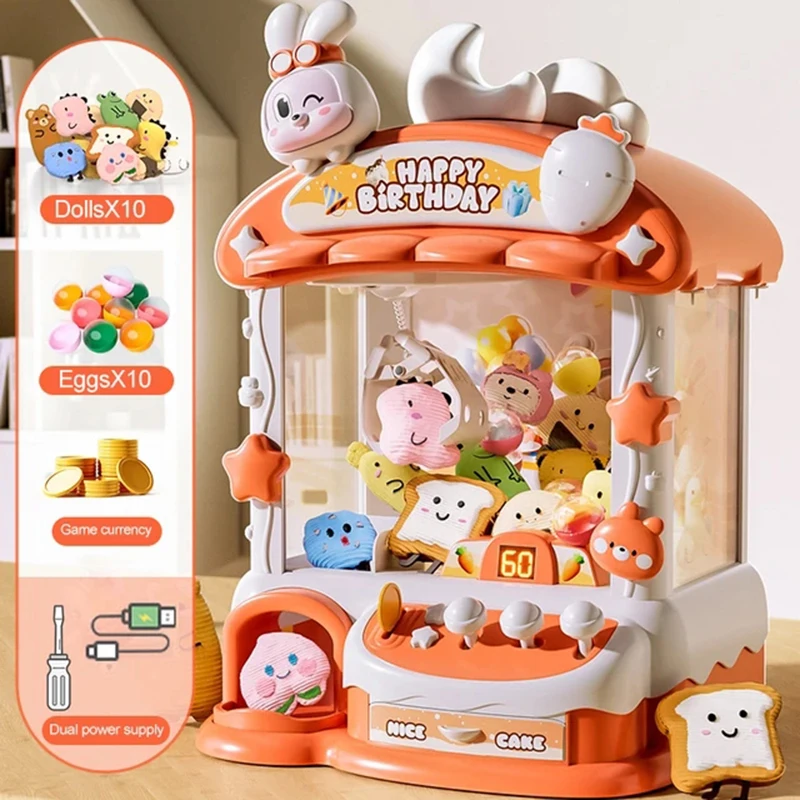 Kids Toys Easter - Мультяшный игровой автомат с когтями, автоматическая