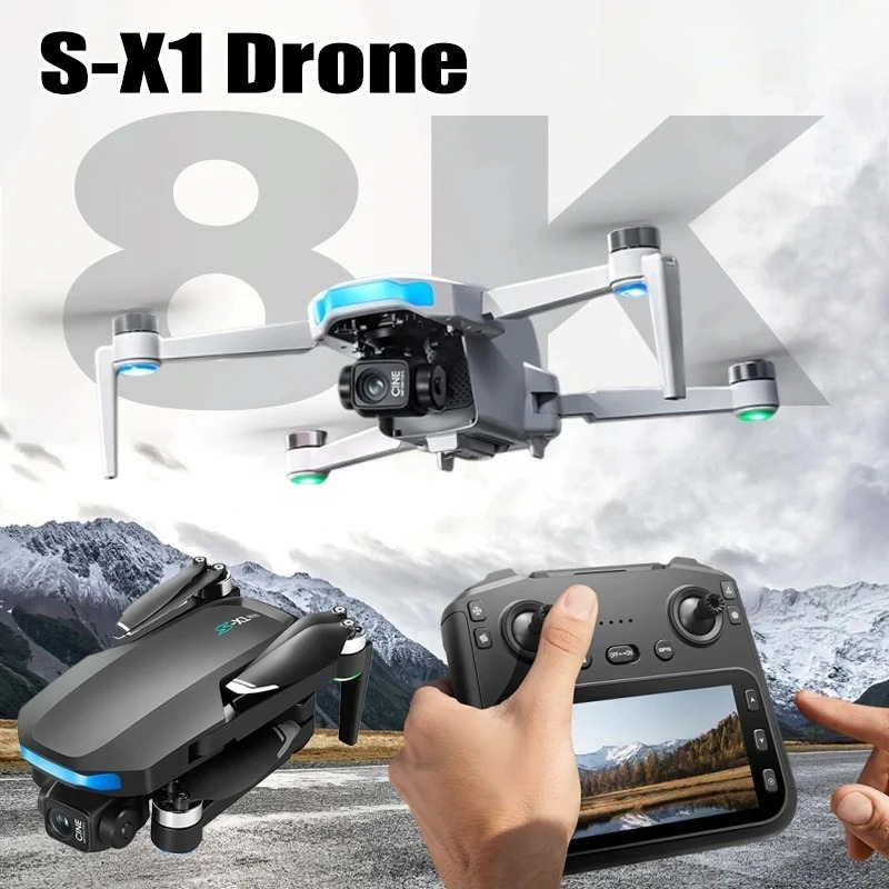 Kids Toys Drone - Оригинальный дрон S-X1 8K HD, профессиональный,