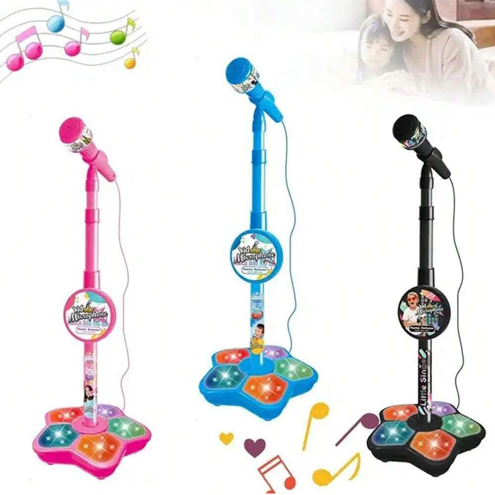 Kids Microphone Karaoke - Детская игрушка-подставка для микрофона, портативная детская