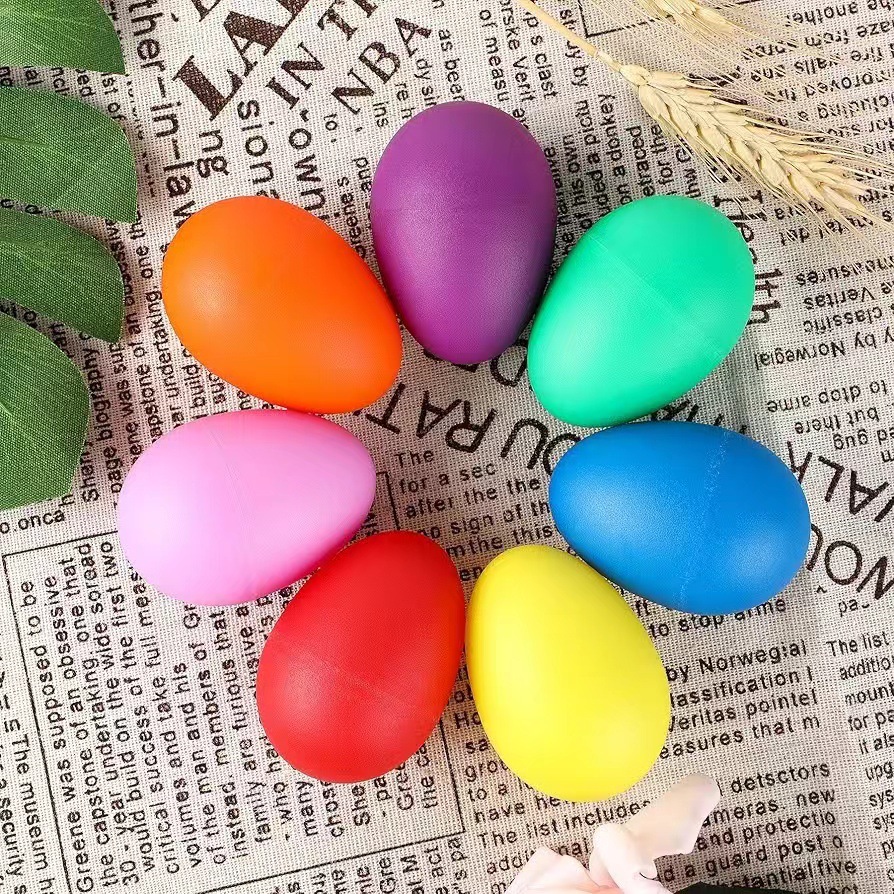 Kids Toys Easter - 2 шт. пластиковые музыкальные инструменты-яйца (маракасы)