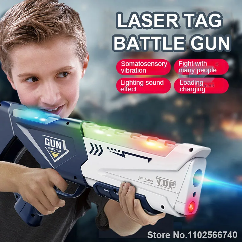 Laser Tag Set Kids - Инфракрасный лазертаг-пистолет для детей, с вибрацией