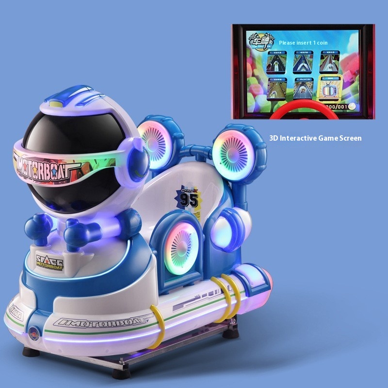 Kids Toys Mall - Новая электрическая машинка-карусель «Супермен» для дома,