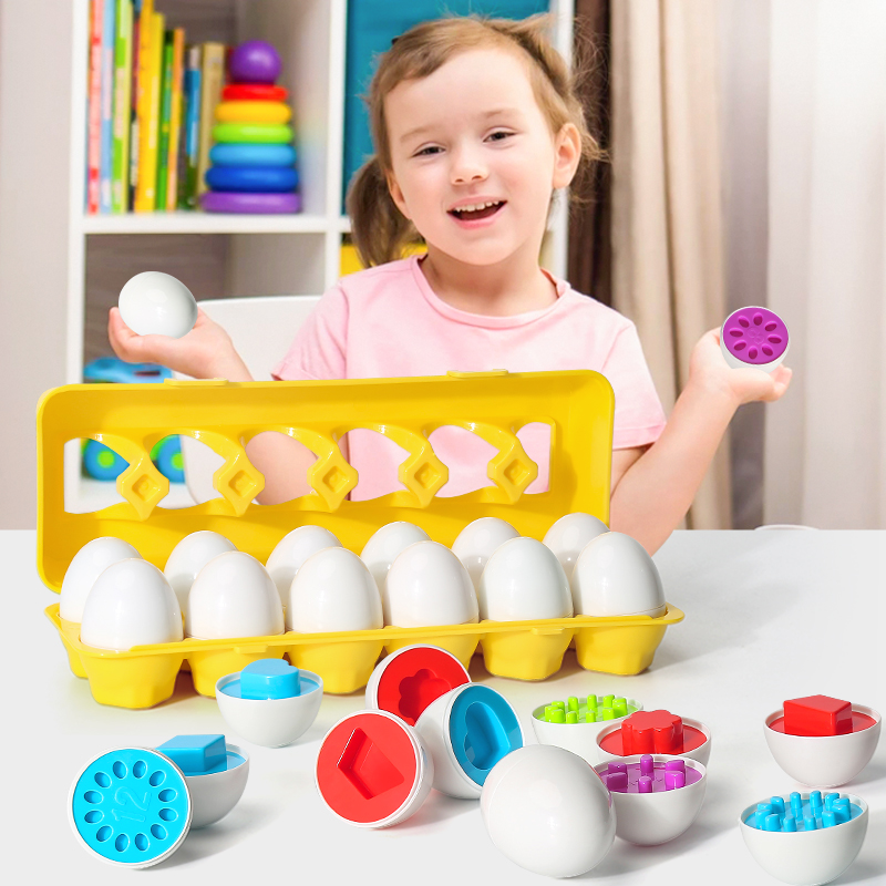 Kids Toys Easter - Винты для яиц, 3D головоломка Монтессори,