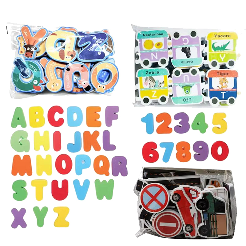 Bath Letter Number Foam - Детские игрушки для ванной Плавающая пена