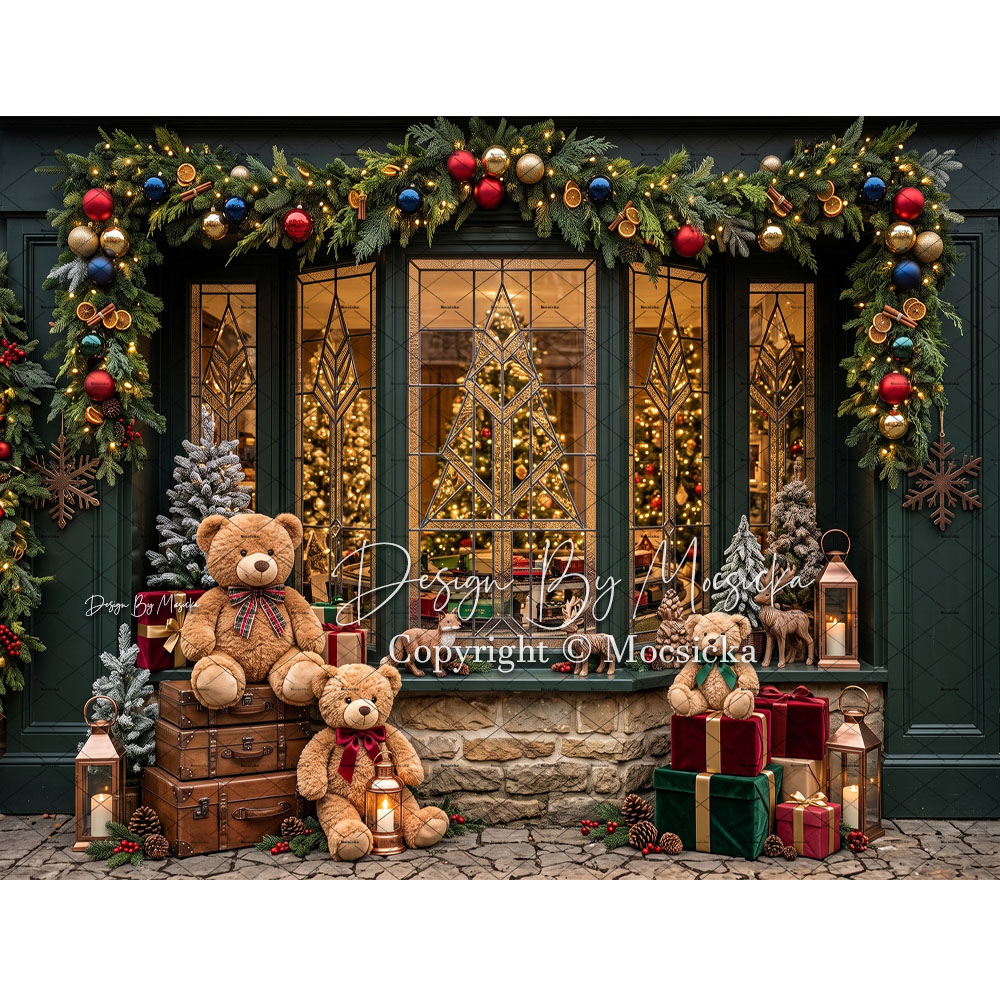 Toys Background For Kids - Фон для фотосъемки в магазине рождественских