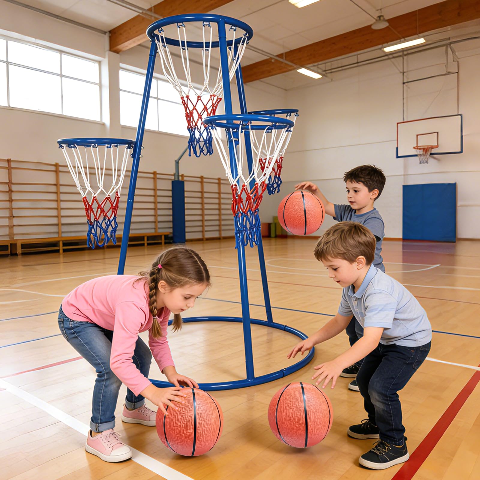 Basketball Hoop Kids Indoor - Баскетбольный набор для малышей с 4