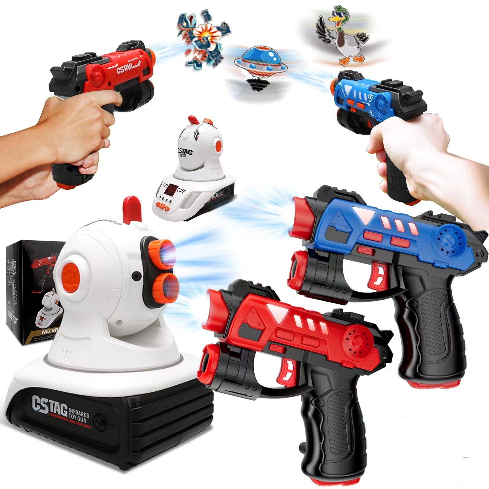 Laser Tag Set Kids - CSTAG утка охота стрельба игра детская