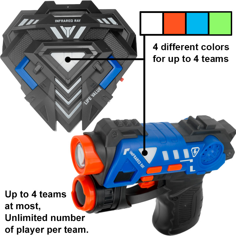 Набор лазертаг-пистолетов, эле – обзор и цена Laser Tag Set Kids