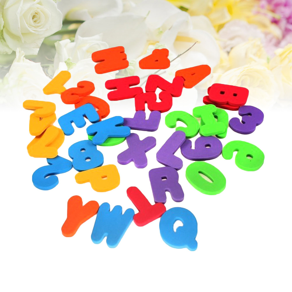 Набор из 36 игрушек для ванной – обзор и цена Bath Letter Number Foam