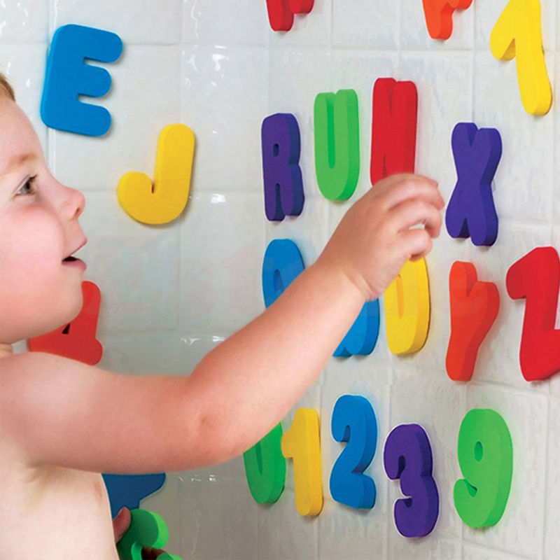 36 шт./компл. детская развиваю – обзор и цена Bath Letter Number Foam