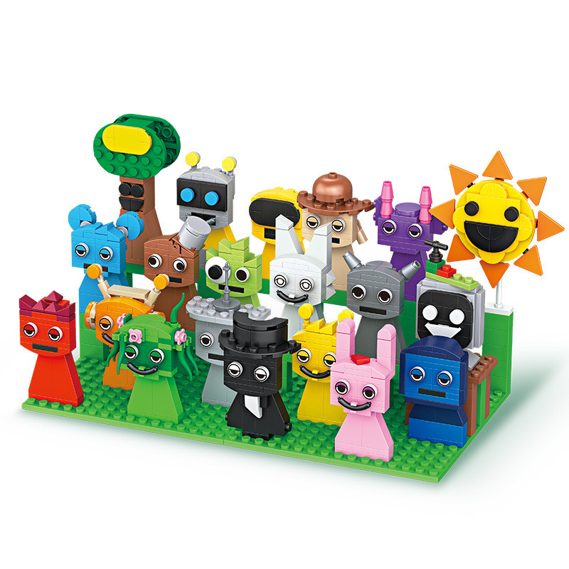 9 шт. MOC фигурки, набор строи – обзор и цена Kids Toys Easter