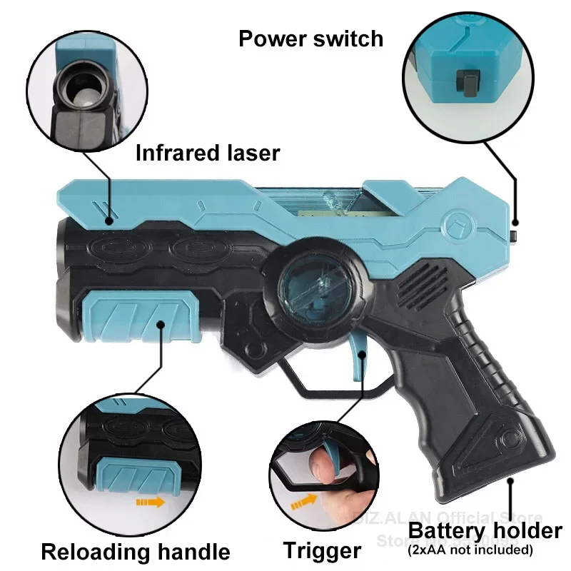 Набор для лазертага: электриче – обзор и цена Laser Tag Set Kids