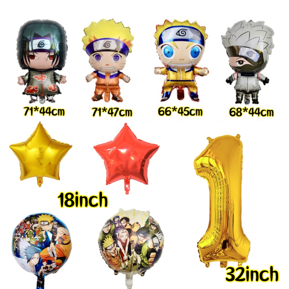 Фольгированные шары Наруто 12  – обзор и цена Banner Kids Toys