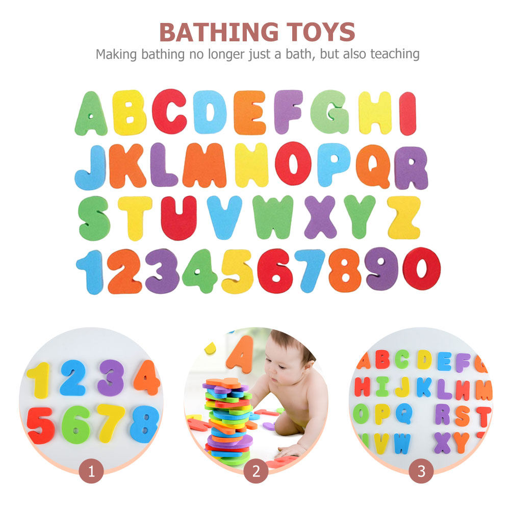 Набор обучающих игрушек для ва – обзор и цена Bath Letter Number Foam