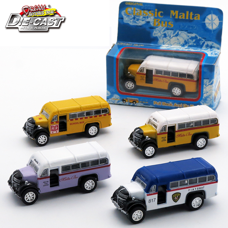 Литой классический мини-автобу – обзор и цена Kids Toys Malta