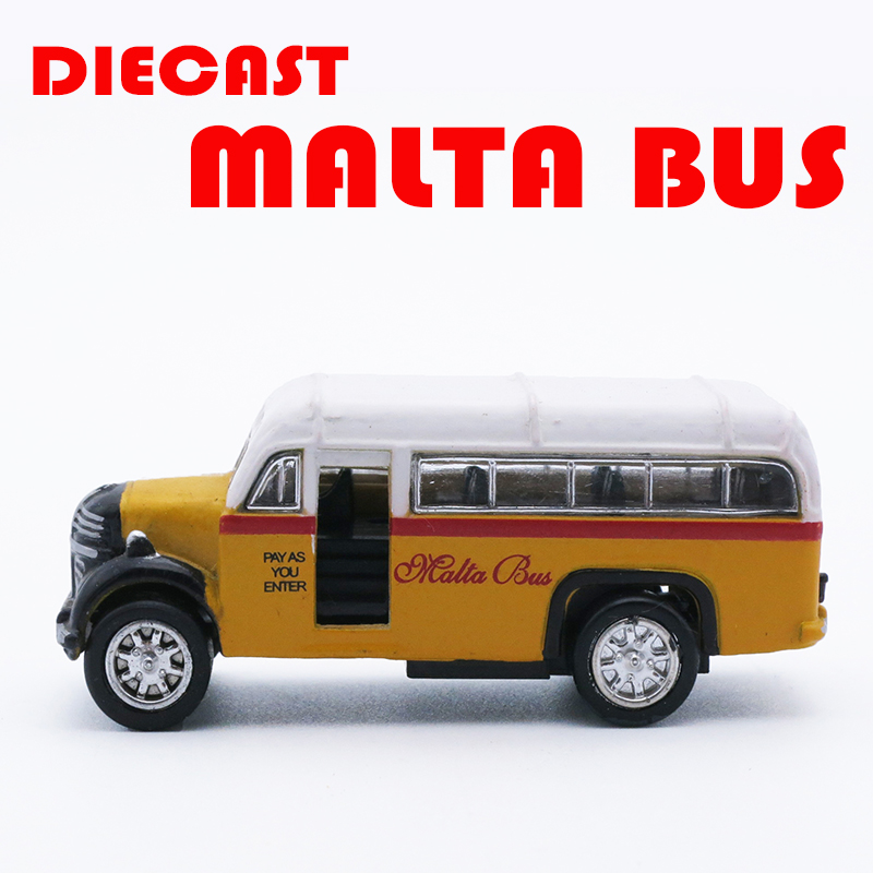 Литой классический мини-автобу – обзор и цена Kids Toys Malta