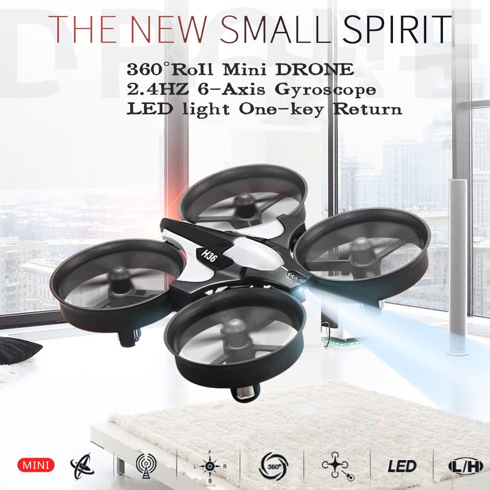 Мини-дрон JJRC H36 2.4G с 6-ос – обзор и цена Kids Toys Drone