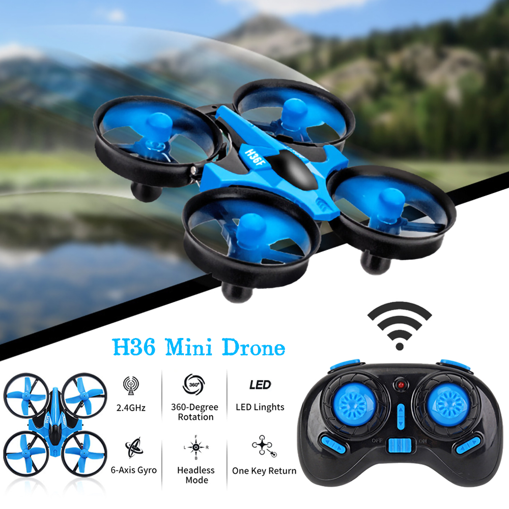 Мини-дрон JJRC H36 2.4G с 6-ос – обзор и цена Kids Toys Drone