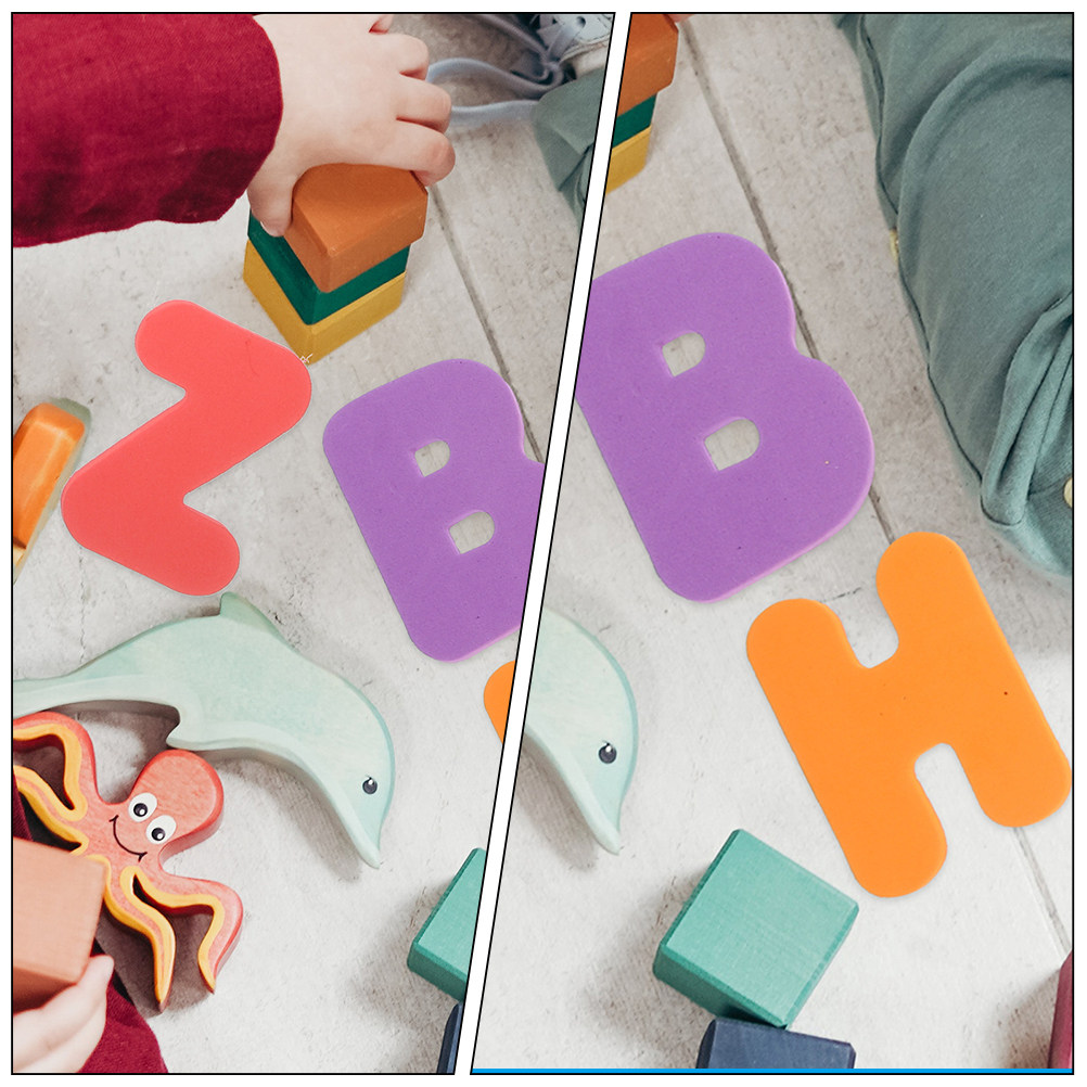 2 набора наклеек из пеноматери – обзор и цена Bath Letter Number Foam