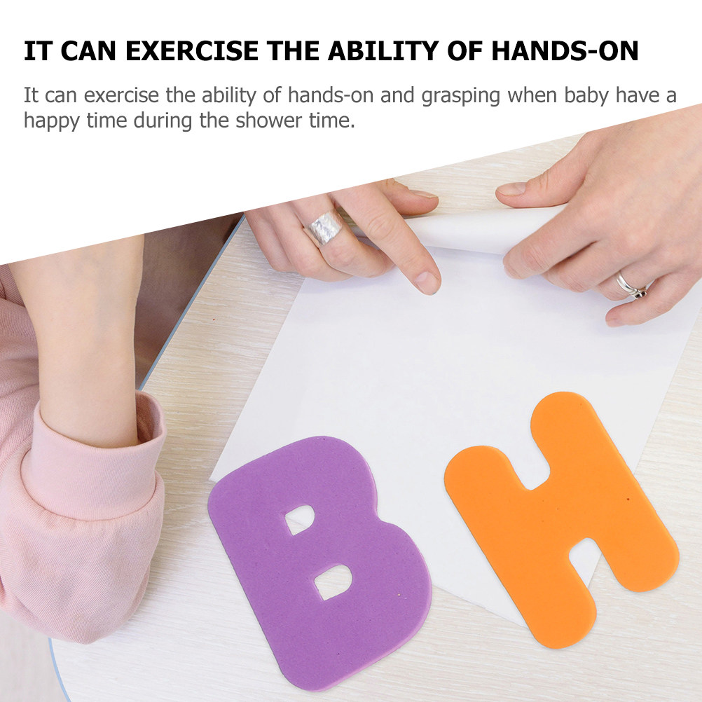 2 набора наклеек из пеноматери – обзор и цена Bath Letter Number Foam