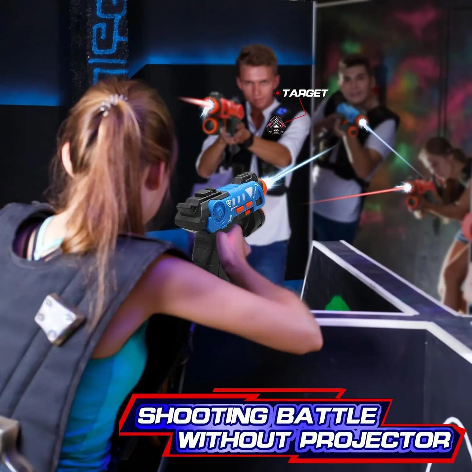 Набор для лазертага с проектор – обзор и цена Laser Tag Set Kids
